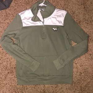 3/4 zip PINK pullover